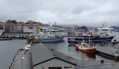 G.O.Sars ut fra Bergen Havn